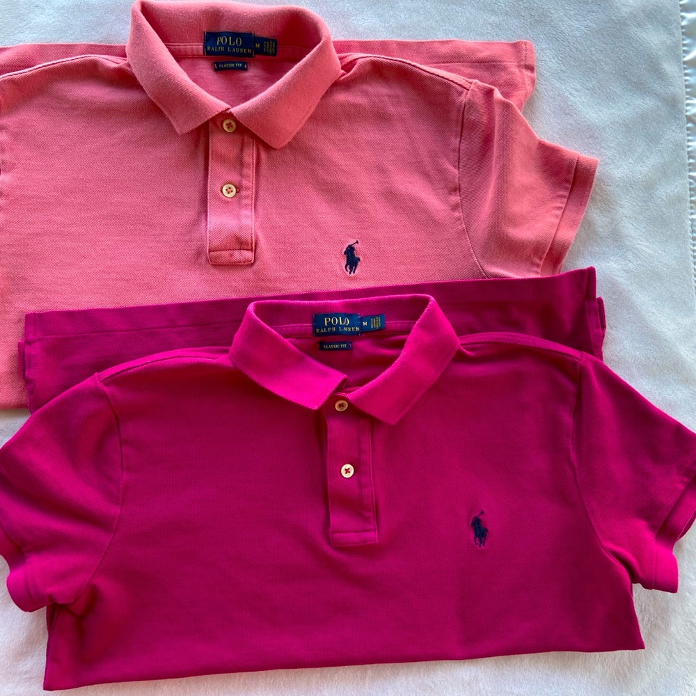 2 Ralph Lauren Women’s polo shirts size M